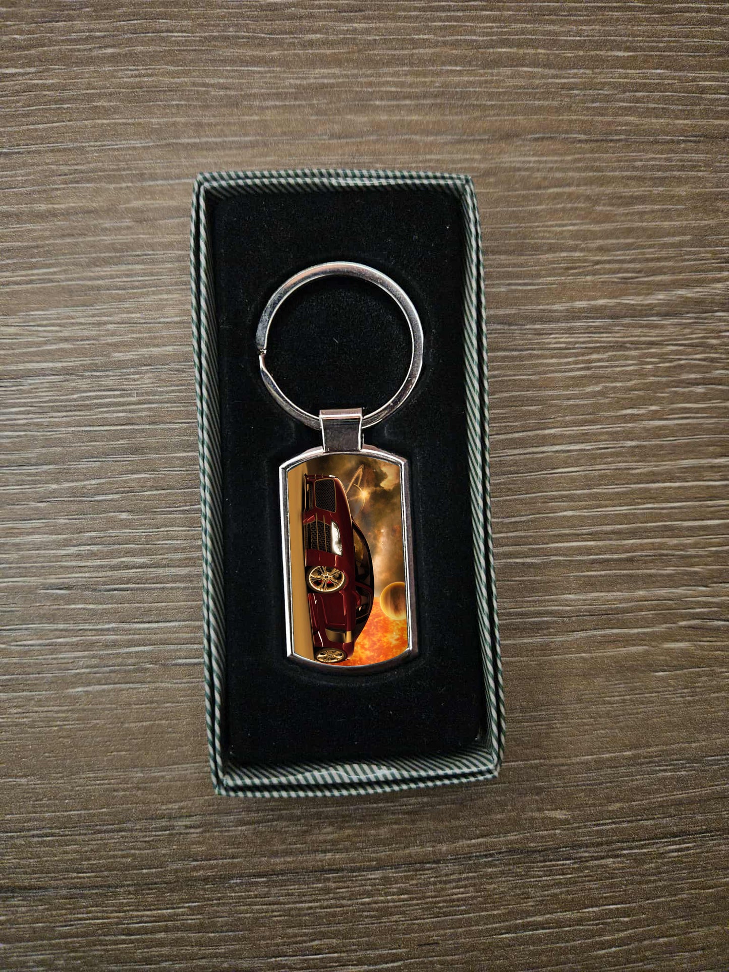 Raktų pakabukas su jūsų automobilio nuotrauka