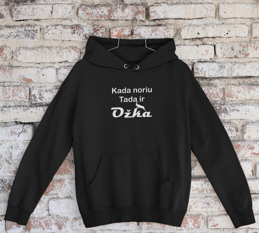 Džemperis  "Kada noriu tada ir ožka"