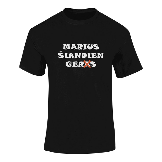 Marškinėliai "Šiandien geras" – unisex marškinėliai su pozityvia žinute