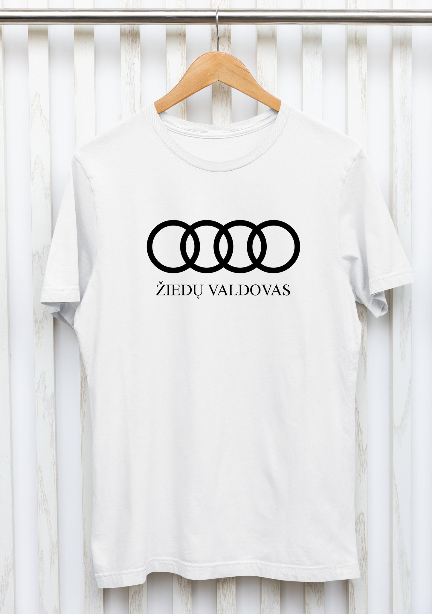 Marškinėliai „Žiedų valdovas“ – priekinė pusė su išskirtiniu tekstu