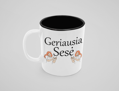 Puodelis "Geriausia sesė"